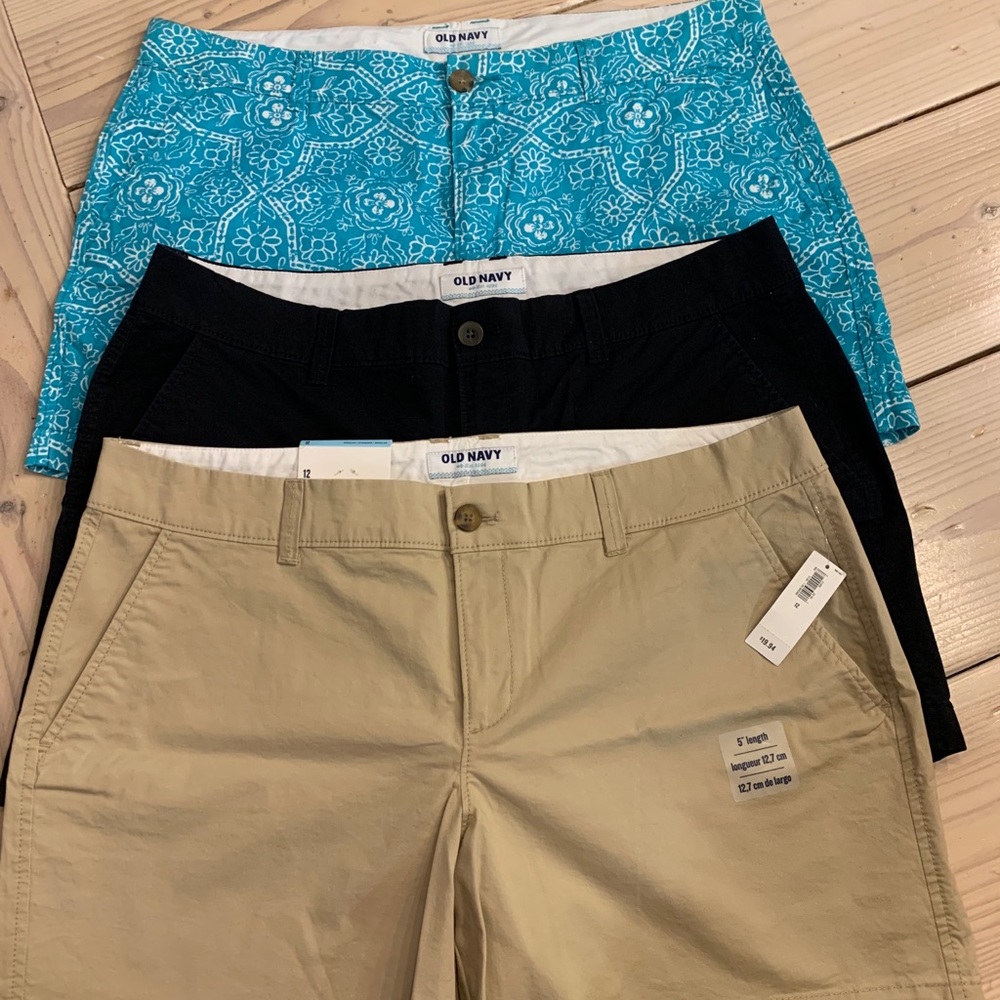 NWT- Old Navy Stretch Shorts 3 Pair.